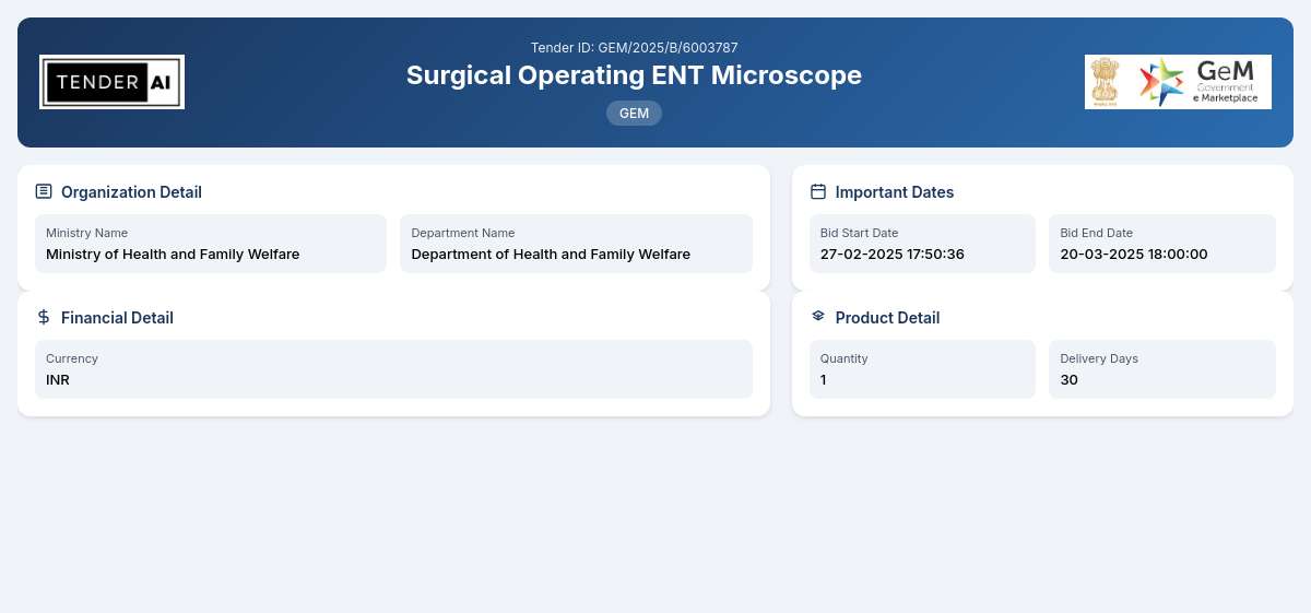 Surgical Operating ENT Microscope Surgical Operating ENT Microscope