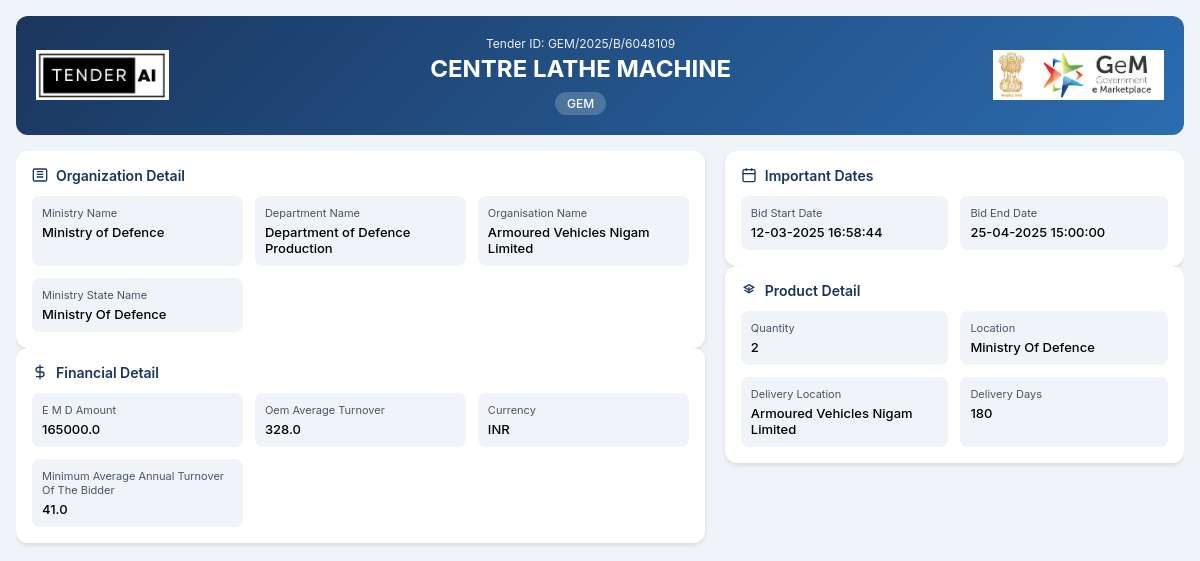 Supply of Centre Lathe Machines Supply of Centre Lathe Machines