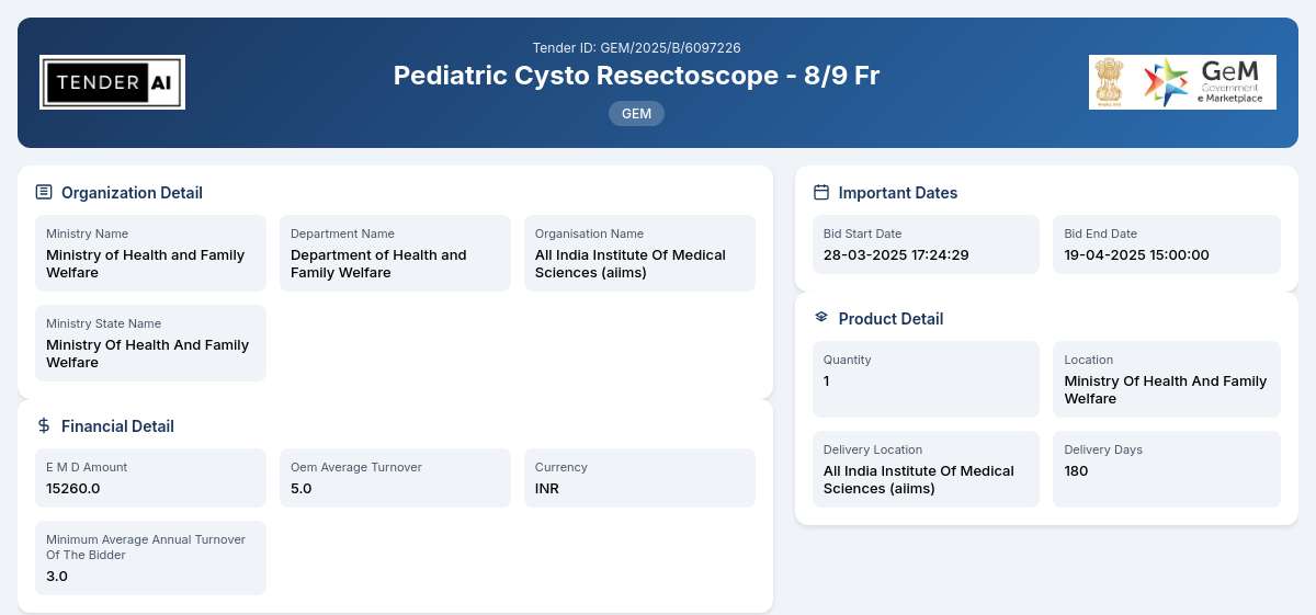 Pediatric Cysto Resectoscope - 8/9 Fr Pediatric Cysto Resectoscope - 8/9 Fr