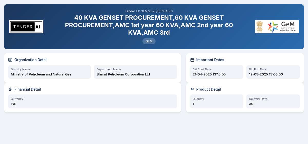 Bharat Petroleum Corporation Ltd Tender by Bharat Petroleum Corporation Ltd (261d23773) Bharat Petroleum Corporation Ltd Tender by Bharat Petroleum Corporation Ltd (261d23773)