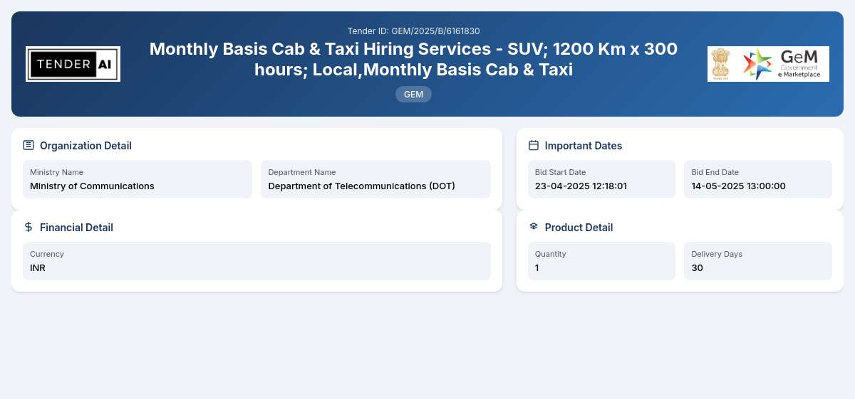 Department of Telecommunications (DOT) Tender by Bharat Sanchar Nigam Limited Portal(bsnl) (2ffa729fb) Department of Telecommunications (DOT) Tender by Bharat Sanchar Nigam Limited Portal(bsnl) (2ffa729fb)