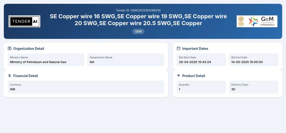 NA Tender by Oil And Natural Gas Corporation Limited (bc126ddf)