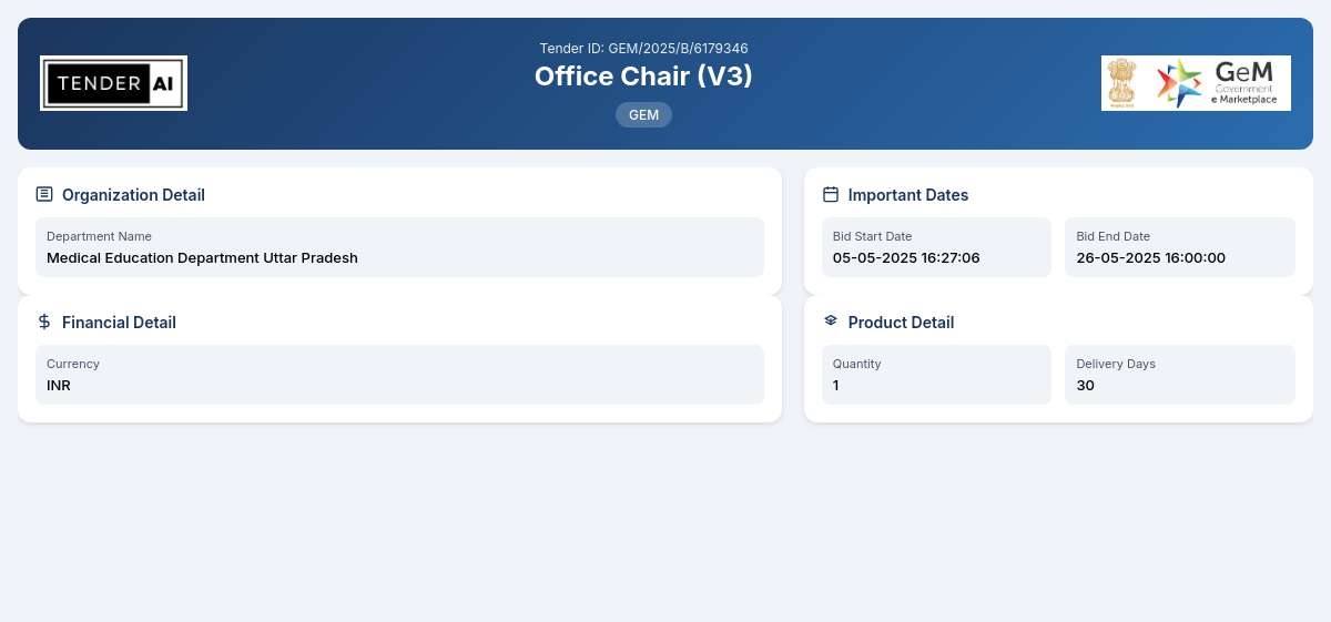 Medical Education Department Uttar Pradesh Tenders (GEM/2025/B/6179346) Medical Education Department Uttar Pradesh Tenders (GEM/2025/B/6179346)
