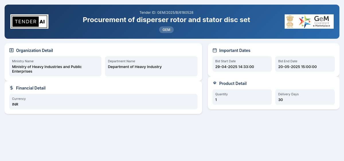 Department of Heavy Industry Tender by Nepa Mills Limited Nepanagar Burhanpur (e821bb0c) Department of Heavy Industry Tender by Nepa Mills Limited Nepanagar Burhanpur (e821bb0c)