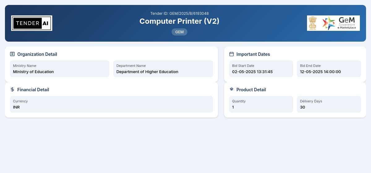 Department of Higher Education Tender by National Book Trust (nbt) India (GEM/2025/B/6193048) Department of Higher Education Tender by National Book Trust (nbt) India (GEM/2025/B/6193048)