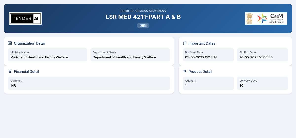 LSR MED 4211-PART A & B - Department of Health and Family Welfare LSR MED 4211-PART A & B - Department of Health and Family Welfare